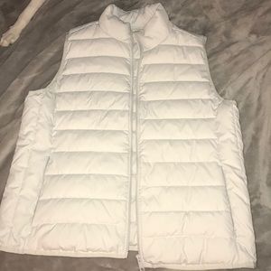 Women’s white vest, J. Crew